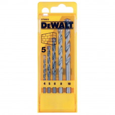 Набор сверл по бетону DeWalt (5шт: 4-10мм) DT6952