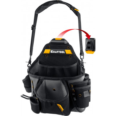Поясная сумка с быстросъёмным креплением KRAFTOOL FastClip KPB-20 38767