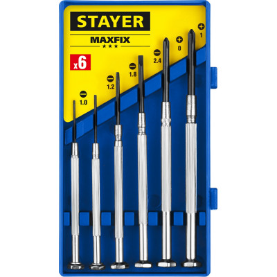 Набор отверток для точных работ STAYER 6пред 2560-H6_z02