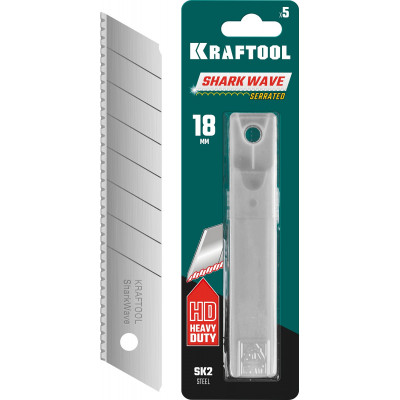 Сегментированные лезвия KRAFTOOL BM-18 18мм/5шт 09604-18-S5
