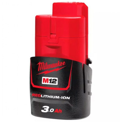 Аккумулятор Milwaukee M12 B3 (12В, 3Ач) 4932451388