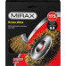 Щетка дисковая для УШМ MIRAX 175мм 35141-175