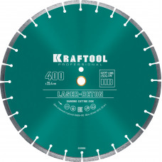 Диск алмазный KRAFTOOL LASER-BETON 400x25.4мм по бетону 36686-400