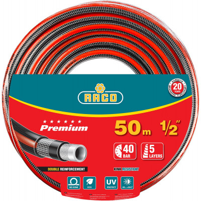 Поливочный шланг пятислойный Raco (1/2"; 50м) 40300-1/2-50_z01