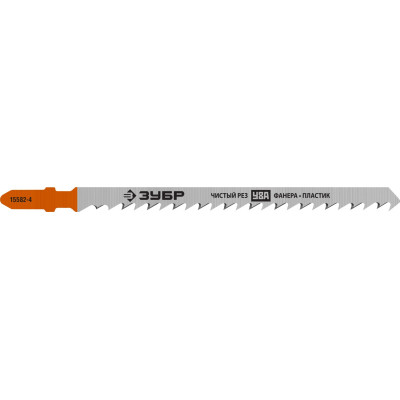 Пилка по дереву ЗУБР T301CD (шаг 4мм, 100мм, 2шт) 15582-4_z02