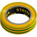 Изолента STAYER PROTECT-10 (ПВХ, 15ммx10м, желто-зеленая) 12291-S