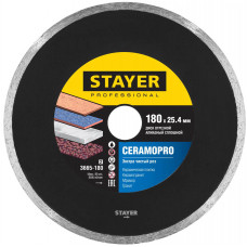 Диск алмазный STAYER CERAMOPRO 180x25.4мм 3665-180_z02