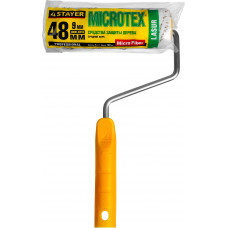 Малярный валик STAYER MICROTEX 48x180мм, бюгель 8мм, ворс 9мм 0341-18