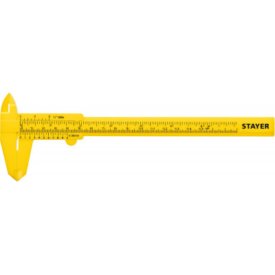 Штангенциркуль пластмассовый STAYER 150мм 3440_z02