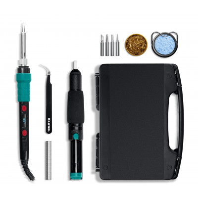 Мини-паяльная станция KRAFTOOL KS-15 55346