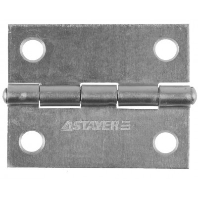 Дверная петля STAYER 50x38x1.25мм, 1шт, белый цинк 37611-50-1