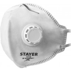 Фильтрующая полумаска STAYER (FFP1, с клапаном) 11113_z01