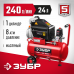 Компрессор ЗУБР КПМ-240-24