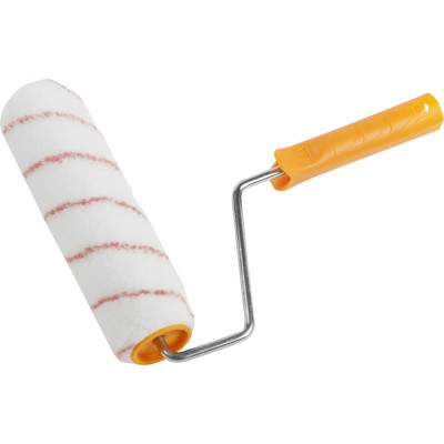 Малярный валик STAYER NYLON 48x240мм, бюгель 8мм, ворс 10мм, полиамид 0316-24