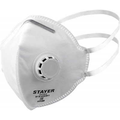 Фильтрующая полумаска STAYER (FFP2, с клапаном) 11113-2_z01
