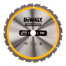 Пильный диск по дереву DeWalt 315х30мм;24T DT1961