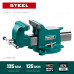 Стальные слесарные тиски KRAFTOOL Steel 125мм 32701-125