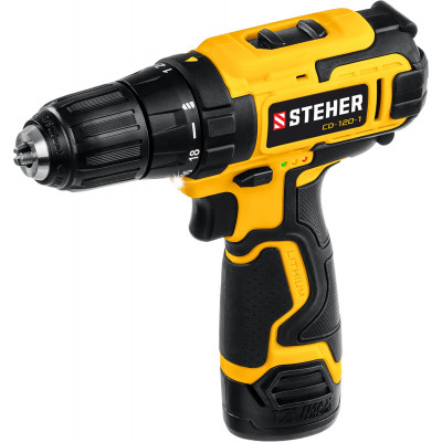 Шуруповерт аккумуляторный STEHER CD-120-1