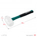 Резиновая киянка KRAFTOOL X-FORCE 680г, белая 2077-68