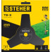 Нож для триммера STEHER TB-3 255мм, 3T 75130