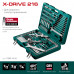 Универсальный набор инструмента KRAFTOOL X-Drive 216пред 27888-H216