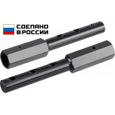 Удлинитель ЗУБР УД-3 (НЕХ 32 - круг 30мм, 2шт) 707107-3