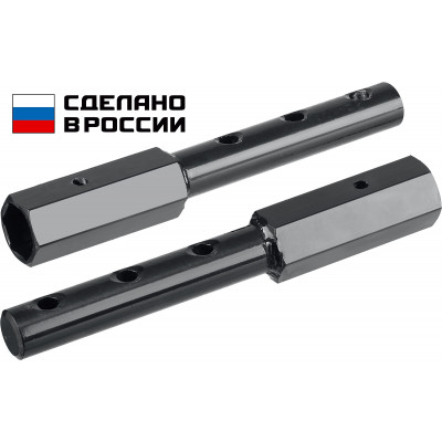 Удлинитель ЗУБР УД-3 (НЕХ 32 - круг 30мм, 2шт) 707107-3