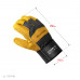 Комбинированные спилковые перчатки KRAFTOOL Combi XL 11310-XL