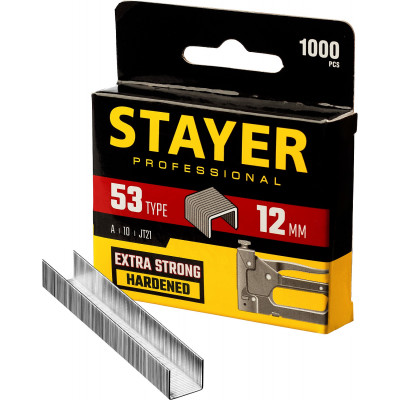 Скобы STAYER тип 53/12мм/1000шт 3159-12_z02