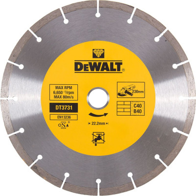 Диск алмазный DeWalt 230x22.2мм DT3731