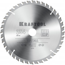 Пильный диск по дереву KRAFTOOL Optima 254x30 мм;40Т 36951-254-30
