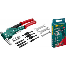 Комбинированный заклепочник KRAFTOOL Combo3-M6 поворотный 31178_z01
