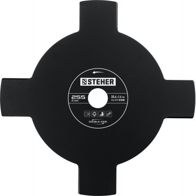 Нож для триммера STEHER TB-4 255мм, 4T 75135