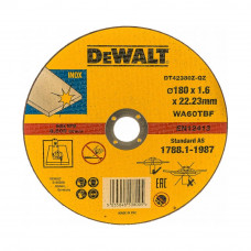Круг отрезной по металлу DeWalt 180x1.6мм DT42380Z