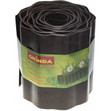 Бордюрная лента GRINDA 20смx9м, коричневая 422247-20