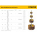 Шлифовальный лепестковый круг STAYER 30x15мм, P180 36606-180