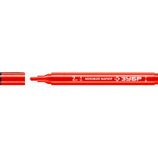 Меловой маркер ЗУБР ММ-400 красный, 2мм 06332-3