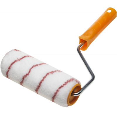 Малярный валик STAYER NYLON 48x180мм, бюгель 8мм, ворс 10мм, полиамид 0316-18