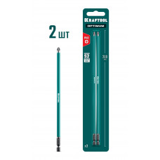 Биты KRAFTOOL PH2, 200мм, 2шт 26122-2-200-2