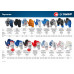 Перчатки ЗУБР L-XL, ПВХ покрытие, 10пар 11390-K10
