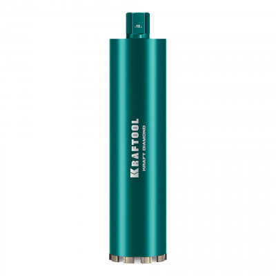 Алмазная коронка по железобетону KRAFTOOL DIAMOND 112x450мм, 1 1/4" 29825-112