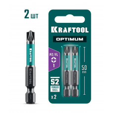 Биты KRAFTOOL PZ/FL1, 50мм, 2шт 261241-1-50-2