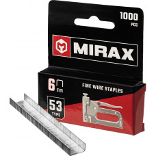 Скобы MIRAX тип 53/6мм/1000шт 3153-06