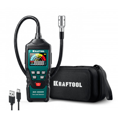 Аккумуляторный цифровой газоанализатор KRAFTOOL GD-300R 45800