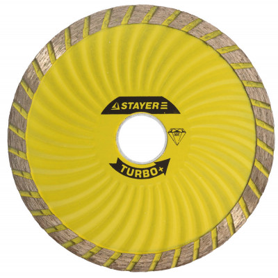 Диск алмазный STAYER TURBO-Plus 105х22.2мм 3663-105