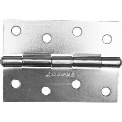 Дверная петля STAYER 100x70x1.8мм, 1шт, белый цинк 37611-100-1