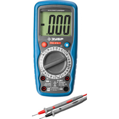 Мультиметр цифровой ЗУБР PRO-815-Т 59815-T