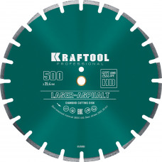 Диск алмазный KRAFTOOL LASER-ASPHALT 500x25.4мм по асфальту 36687-500