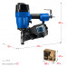 Пневматический нейлер для барабанных гвоздей ЗУБР CNW-90 (45-90мм) 31914