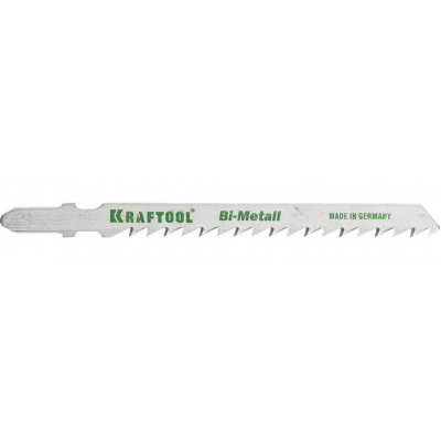 Пилка по дереву KRAFTOOL T144DF (шаг 4мм, 75мм, 2шт) 159520-4